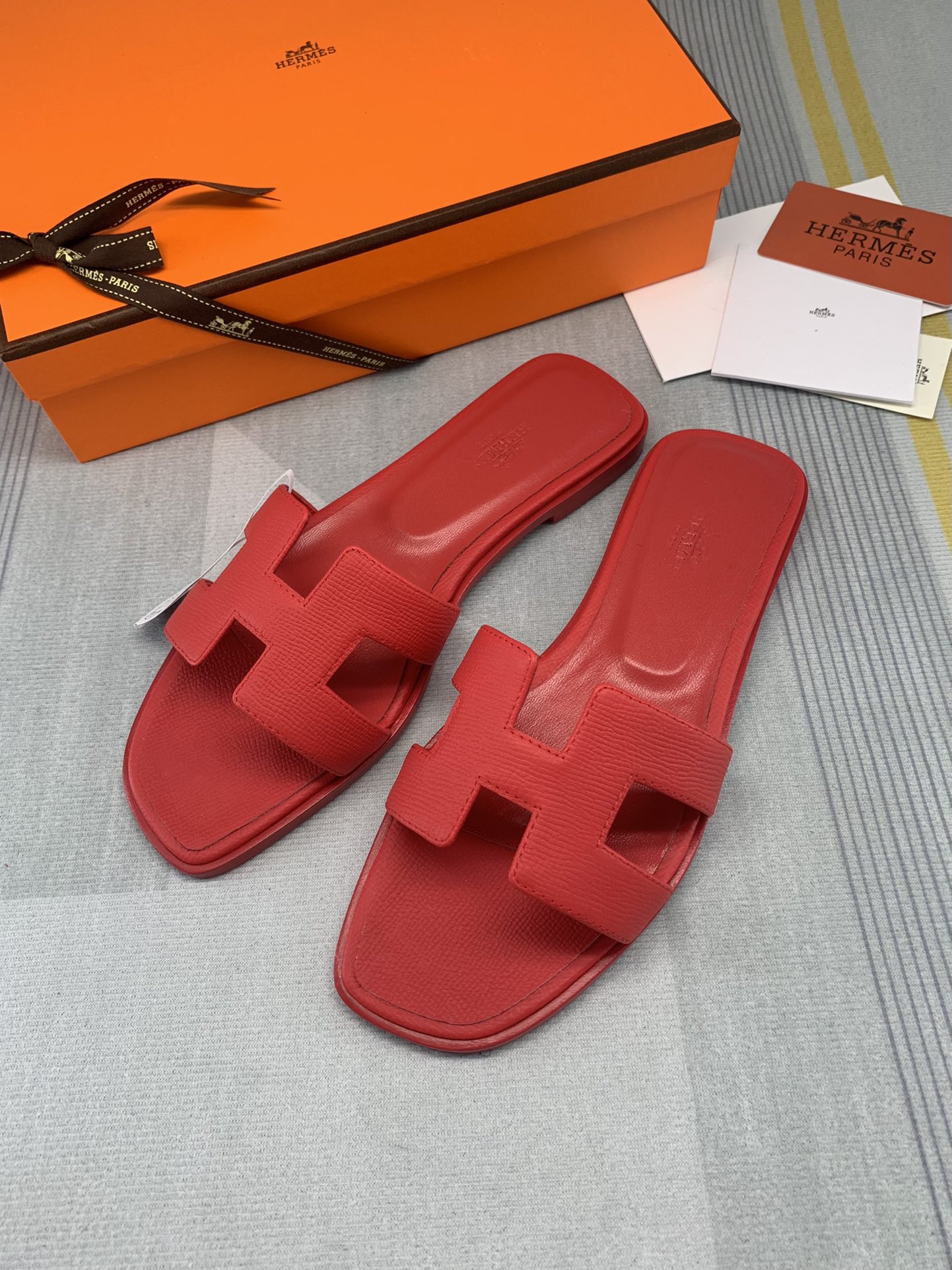 TOP HERMES  Sandals - Red