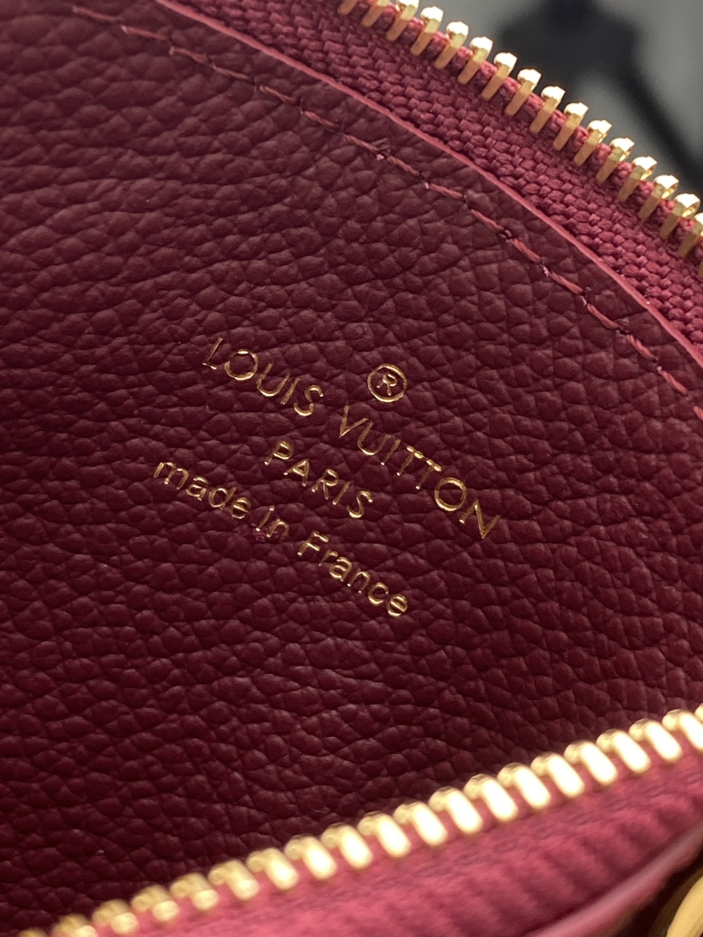 TOP Louis Vuitton LV Empreinte Romy Card Holder 12x8x0.8cm - Purple