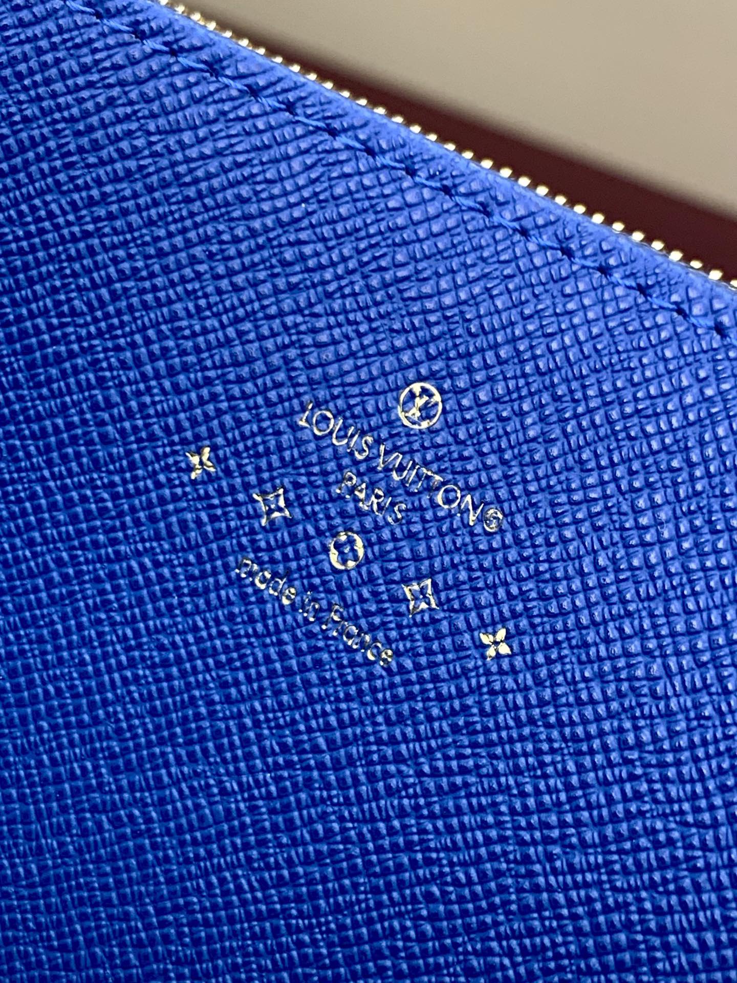 TOP Louis Vuitton LV Zippy Wallet 19.5x10.5x2.5cm - Monogram Denim Blue