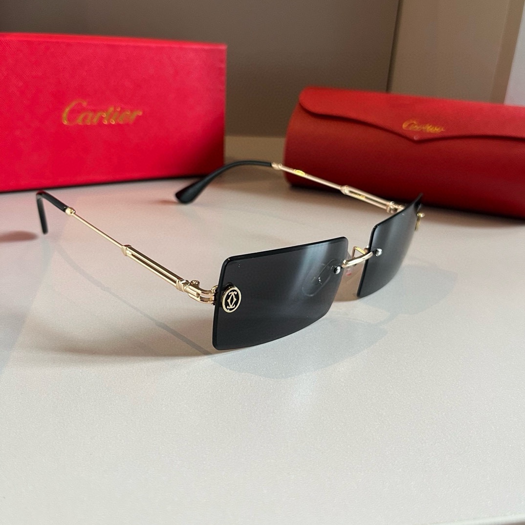 TOP Cartier Sunglasses - Black