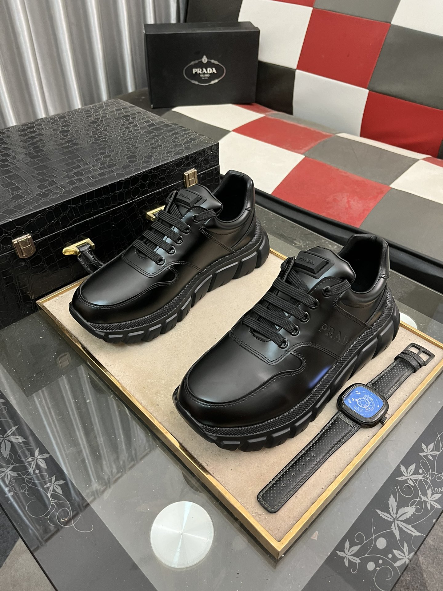 TOP PRADA Shoes - Black