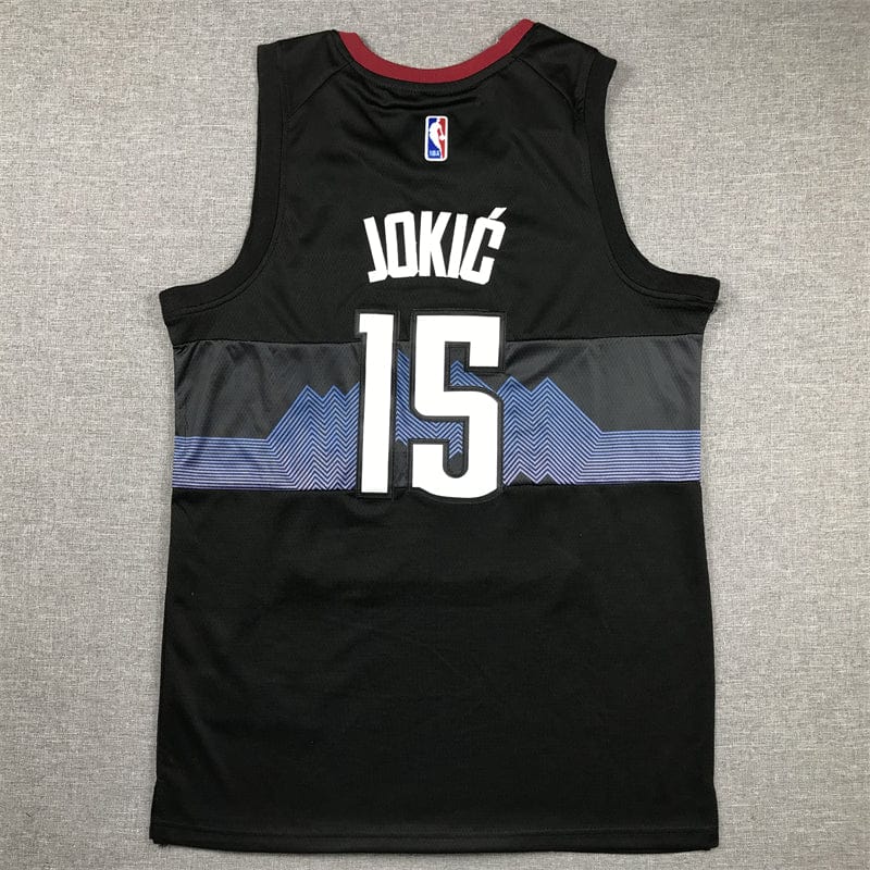 Men's Jersey 2024 Season Nuggets #15 Black City Edition JOKIC
