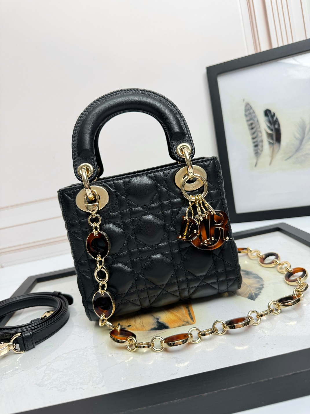 TOP Christian Dior Lady Dior Bag 2 Sizes - 3 Colors