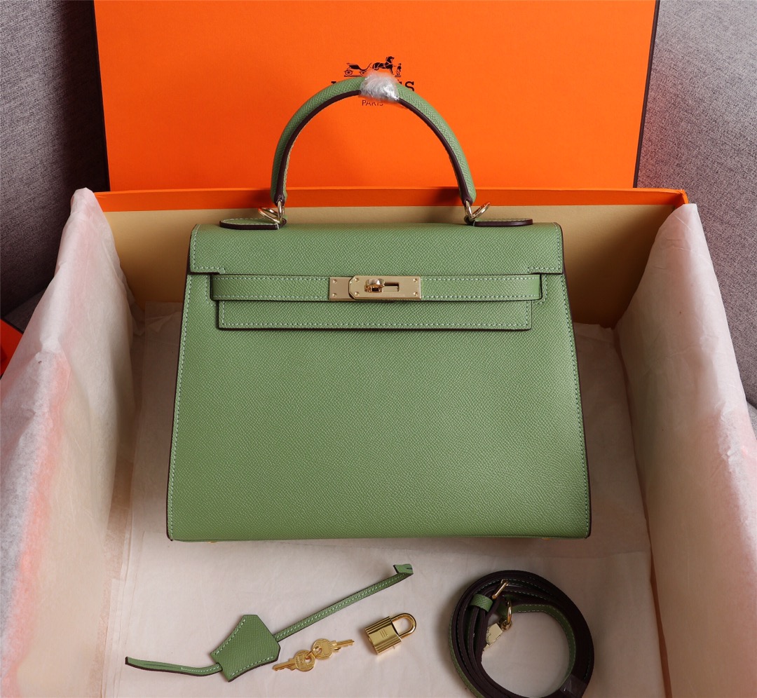 Hermès Kelly Gold Buckle Bag-Epsom(Replica)