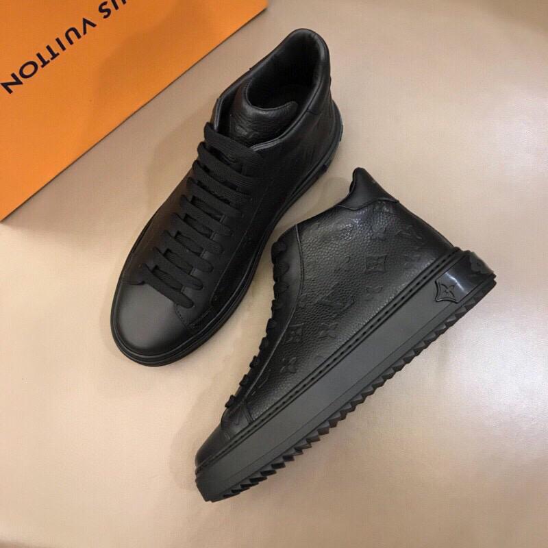 TOP Louis Vuitton LV LV Empreinte Sneaker Boots - Black