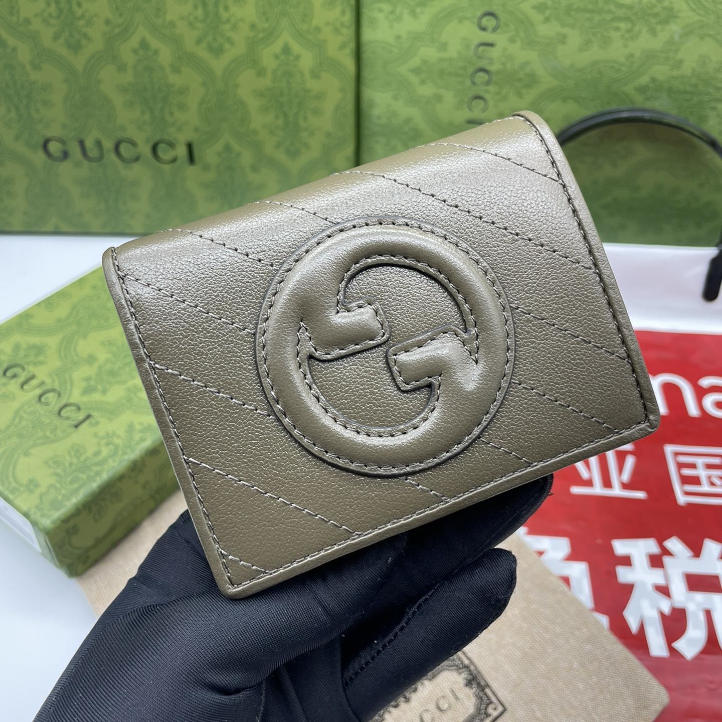 Gucci GG Unisex Blondie Card Case Wallet(Replica)
