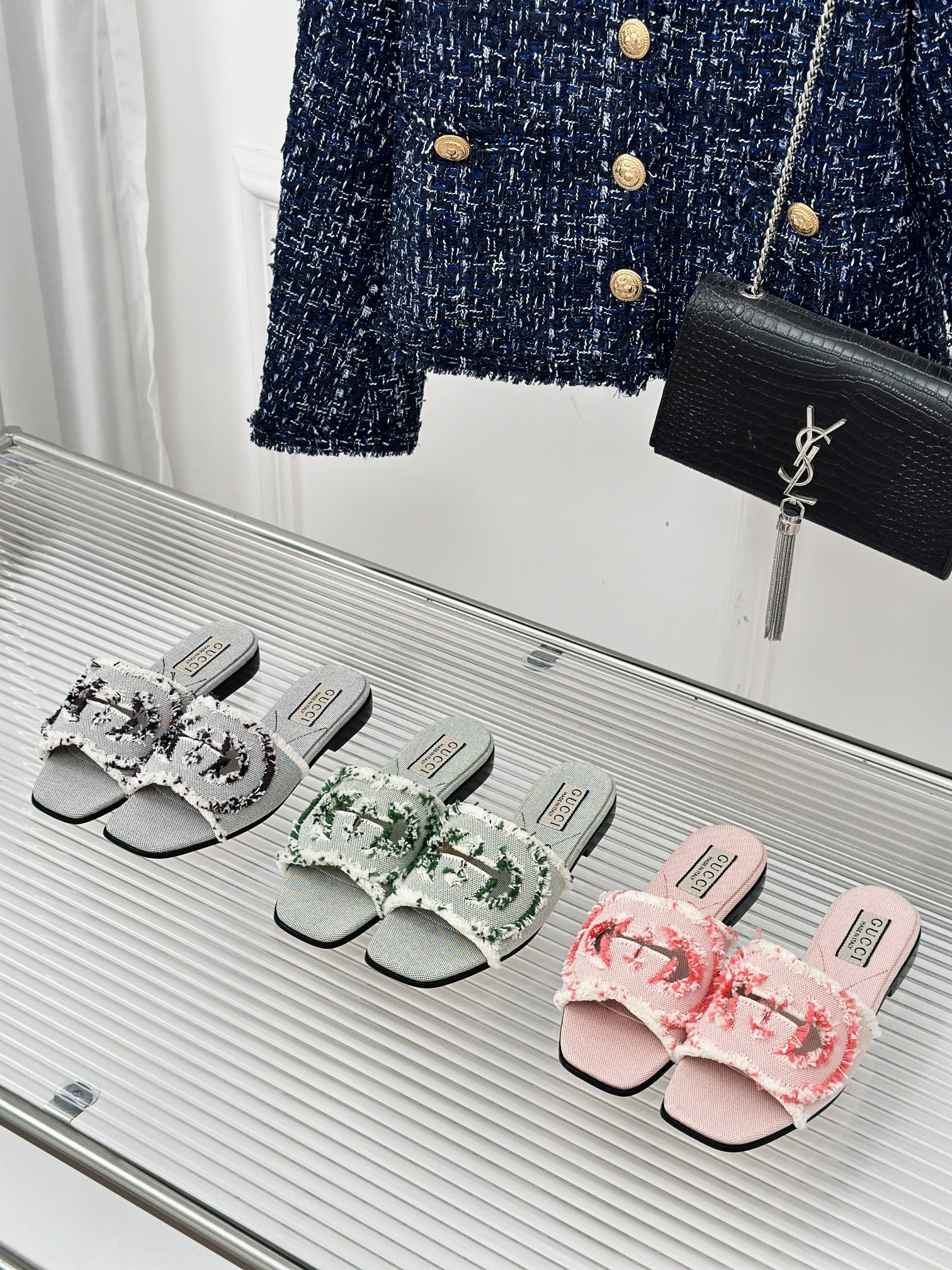 TOP GUCCI New Flat Bottomed Slippers - 3 Colors