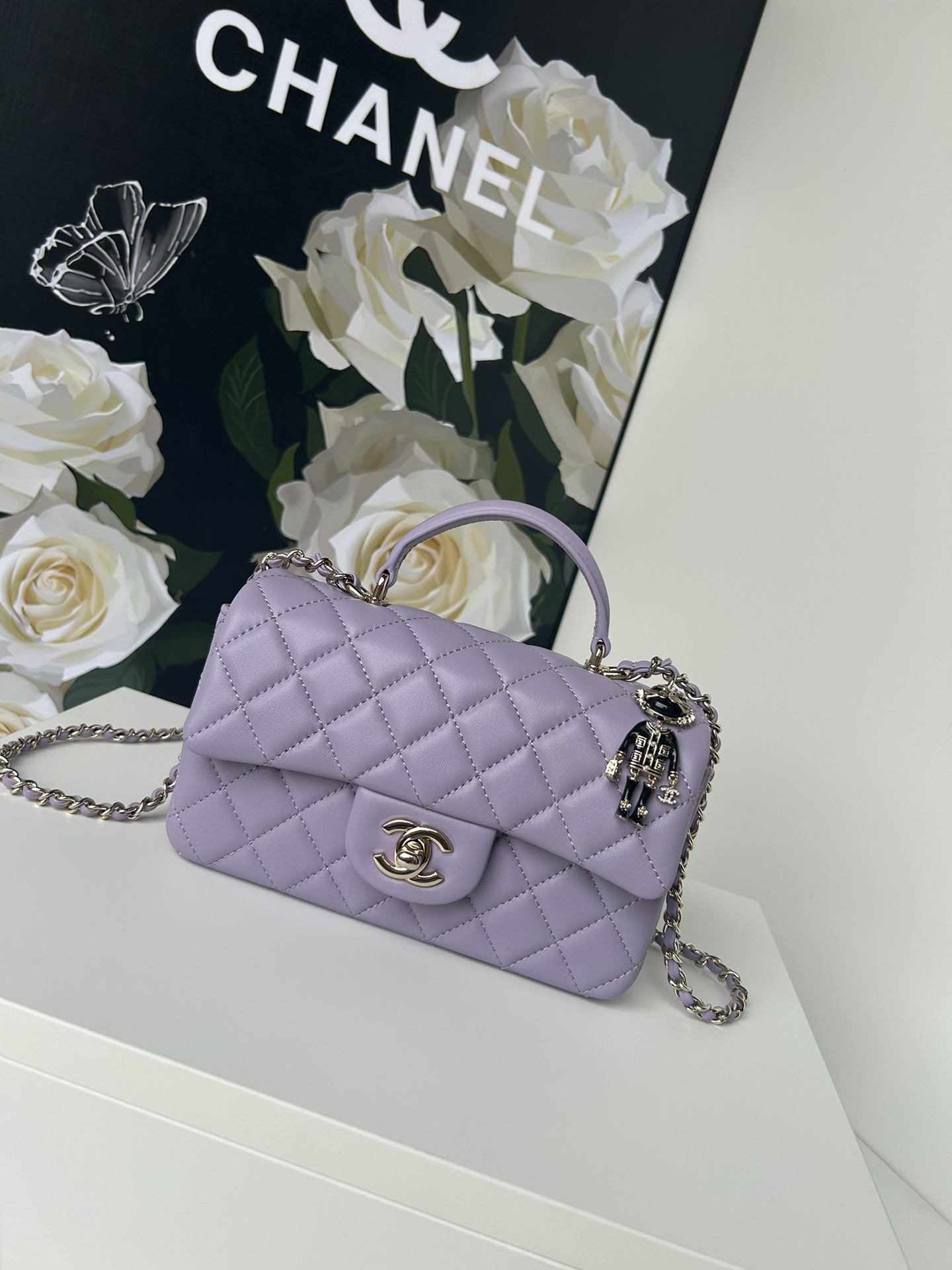 TOP CHANEL 21K Mini CF Handle Bag 20x12x6cm - 17 Colors