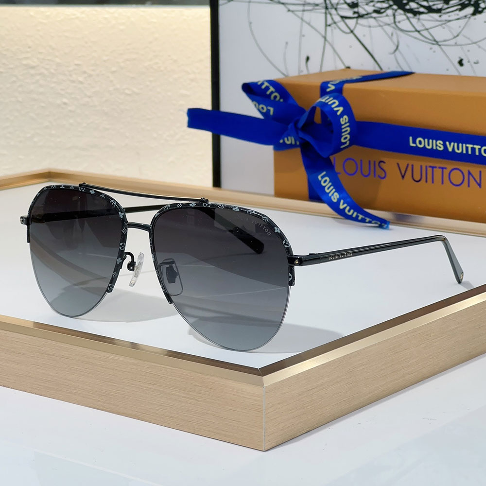 Louis Vuitton LV Frame Logo sunglasses Top quality （Replica）
