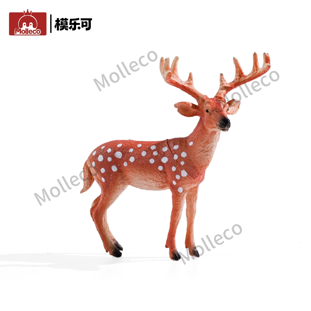 Molleco Animal Figure Toys for Kids and Children Sika deer CP049-2