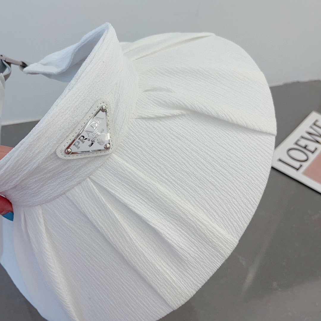 TOP PRADA Peaked Sun Cap - 5 Color