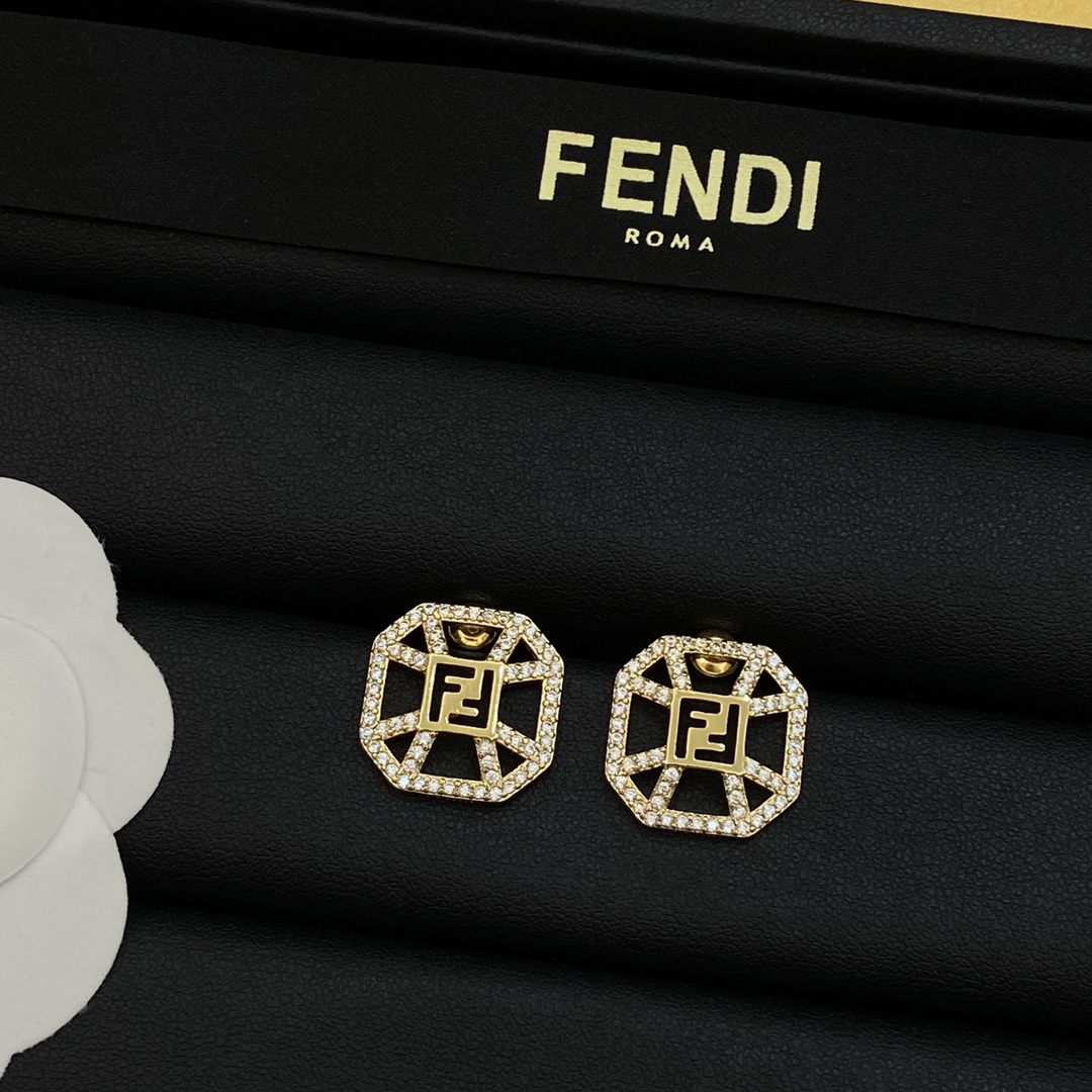 TOP FENDI FF Earrings - 2 Colors