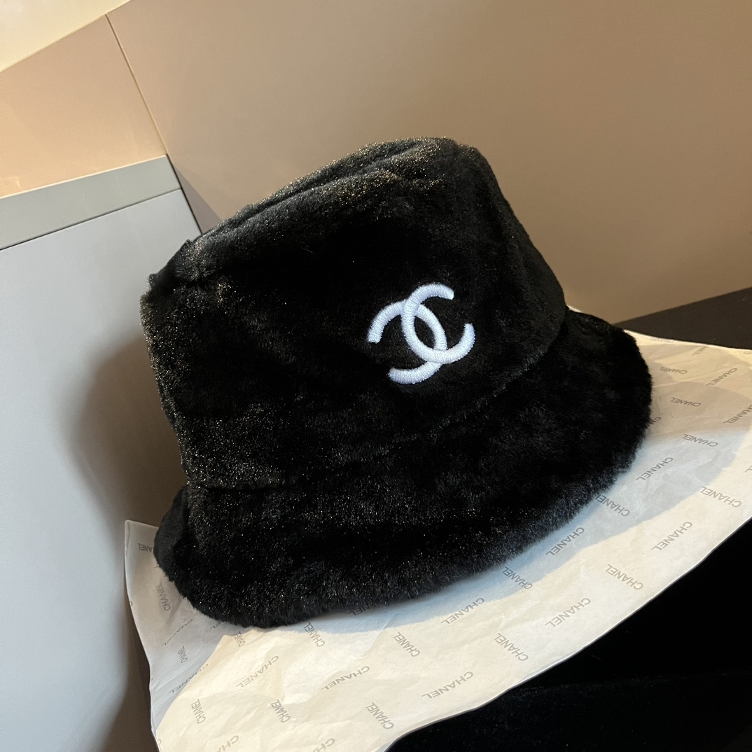 TOP CHANEL Fur Hat - 2 Colors