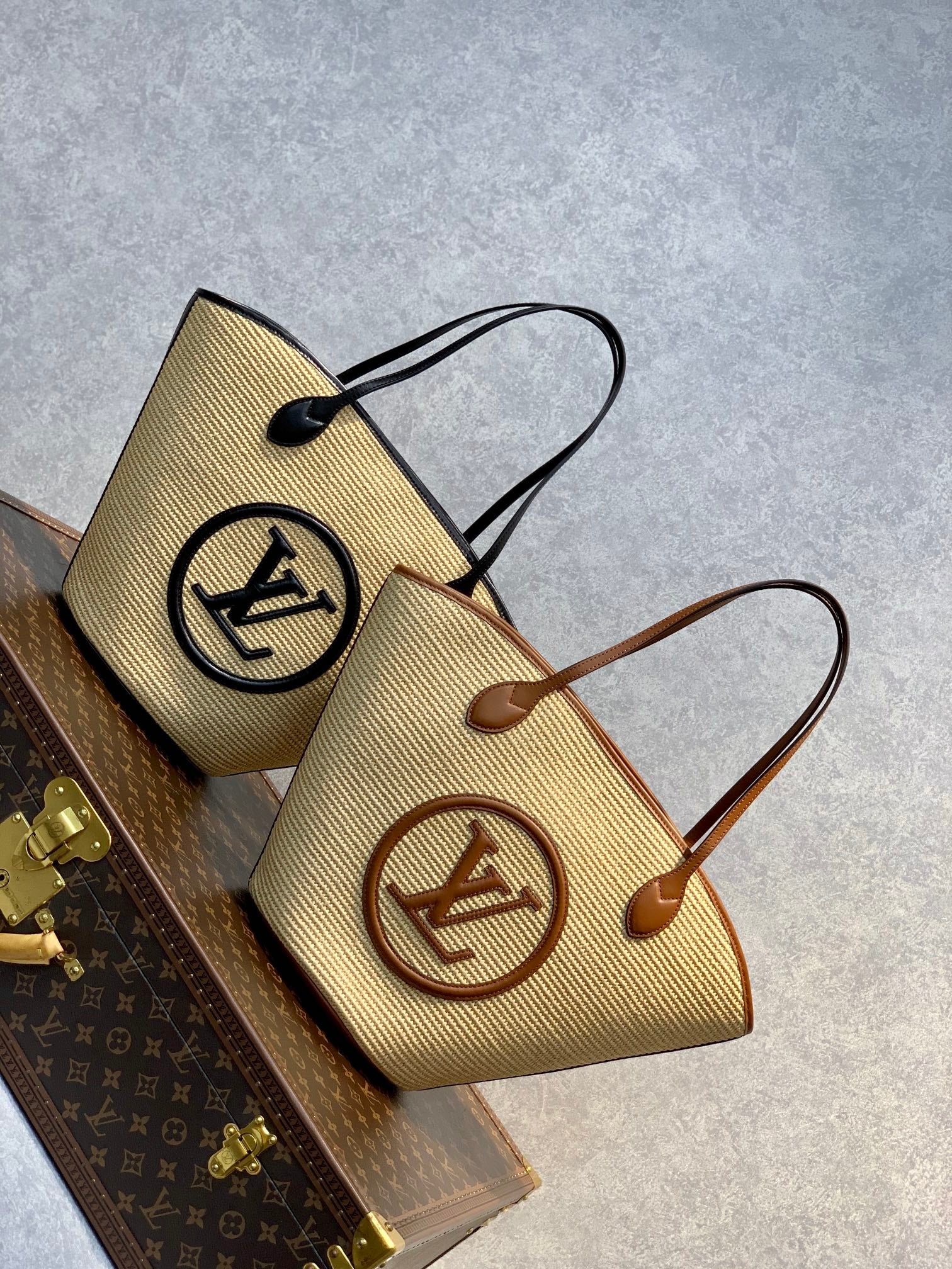 TOP Louis Vuitton LV L*V Saint Jacques Synthetic Knitted Bag 22.4 x 13.4 x 7.1cm- 2 Colors