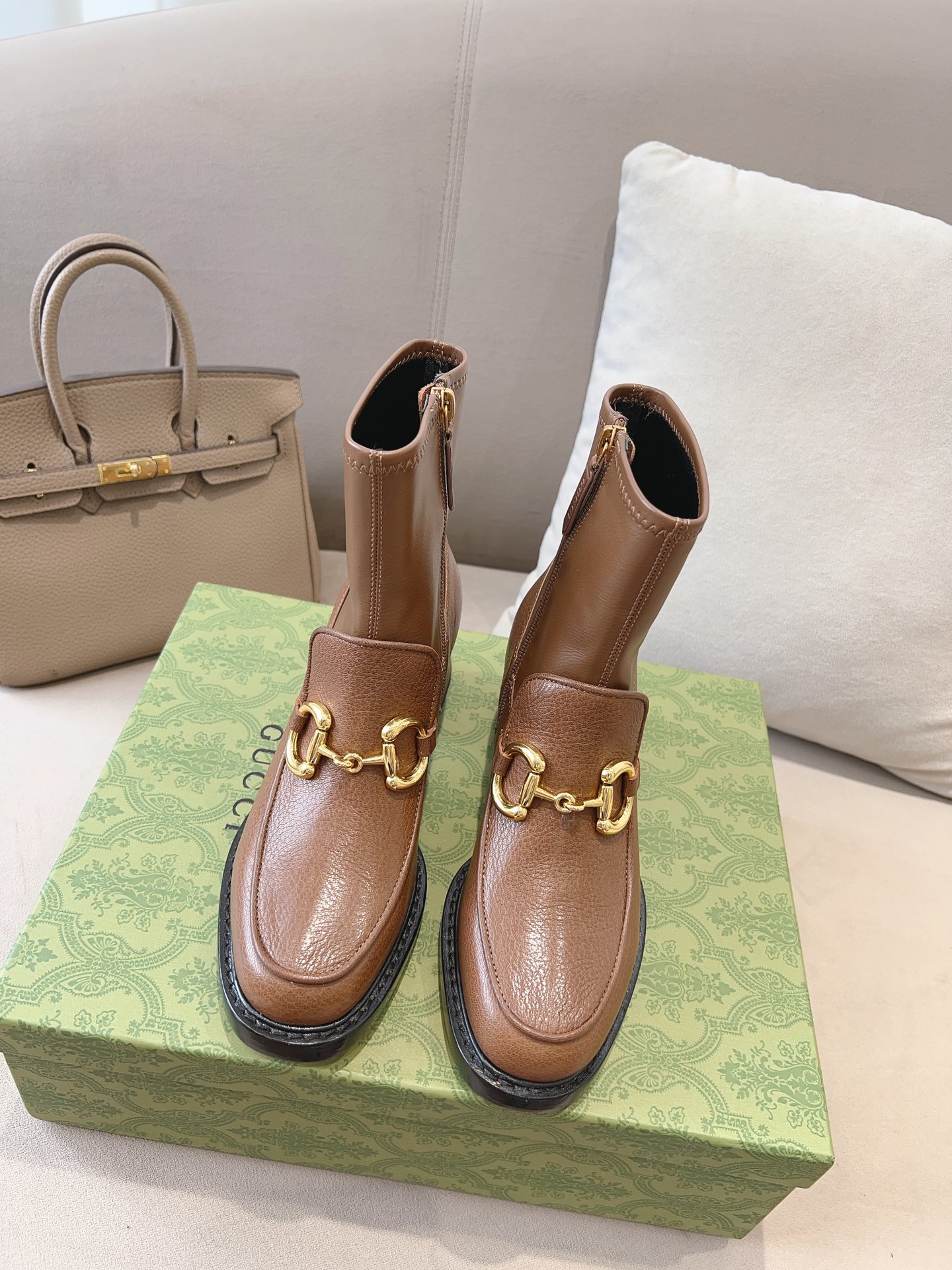 TOP GUCCI  Short Boots  - 3 Colors