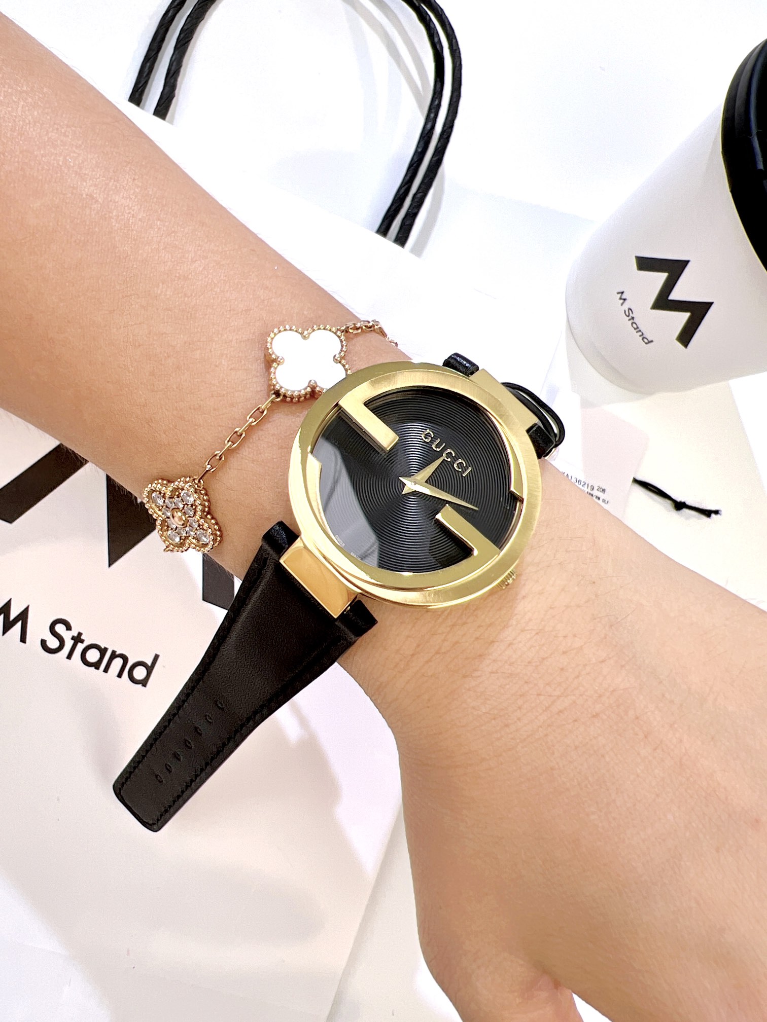 TOP GUCCI Swiss Quartz Movement Watches 37mm - Black