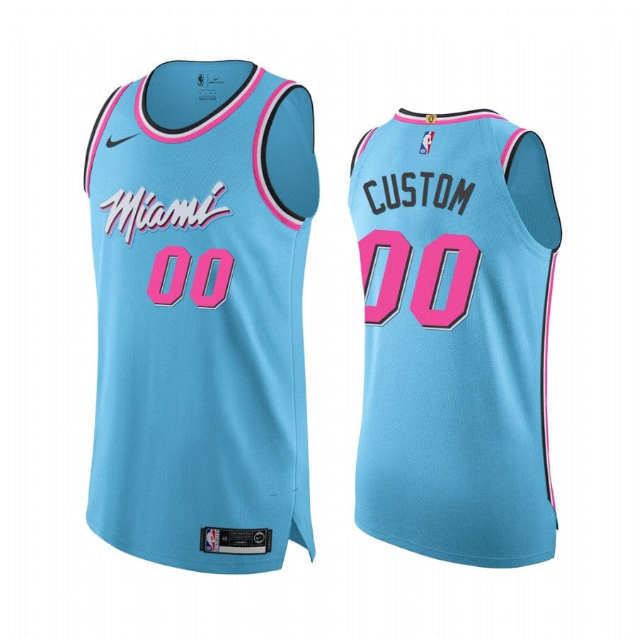Custom Miami Heat City Edition Authentic Jersey