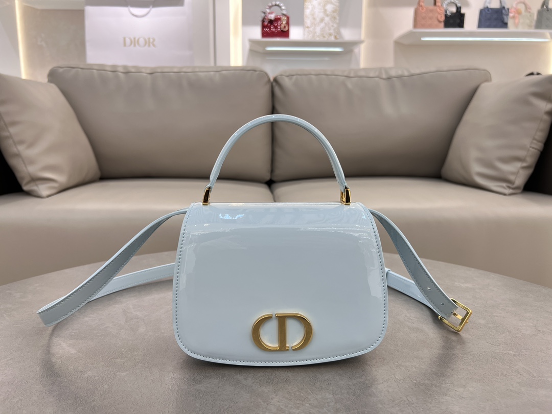 TOP Christian Dior Medium 30 Montaigne Avenue Top Handle Bag 19×12×6 cm -2 Colors