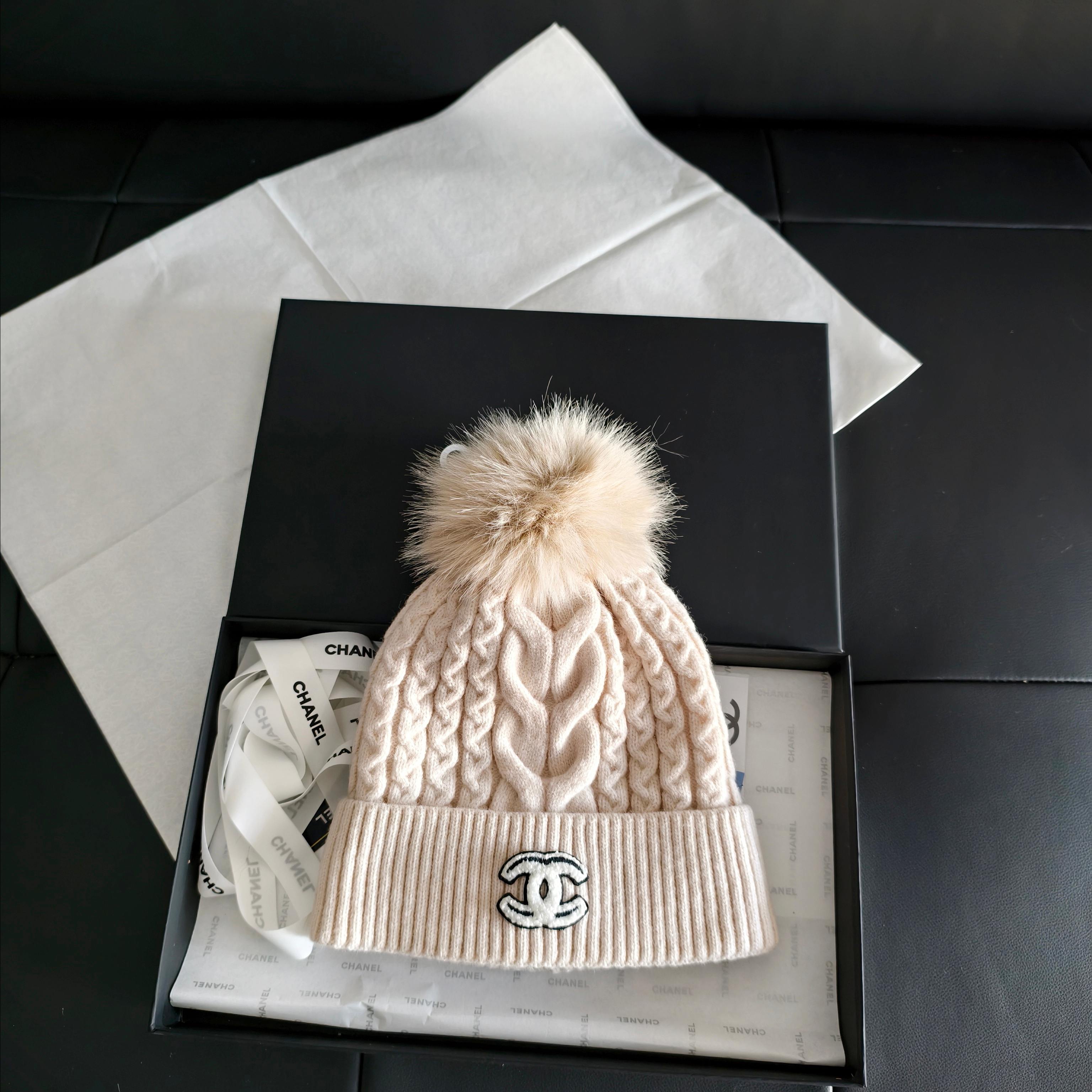 TOP CHANEL Knitted Hat - 3 Colour