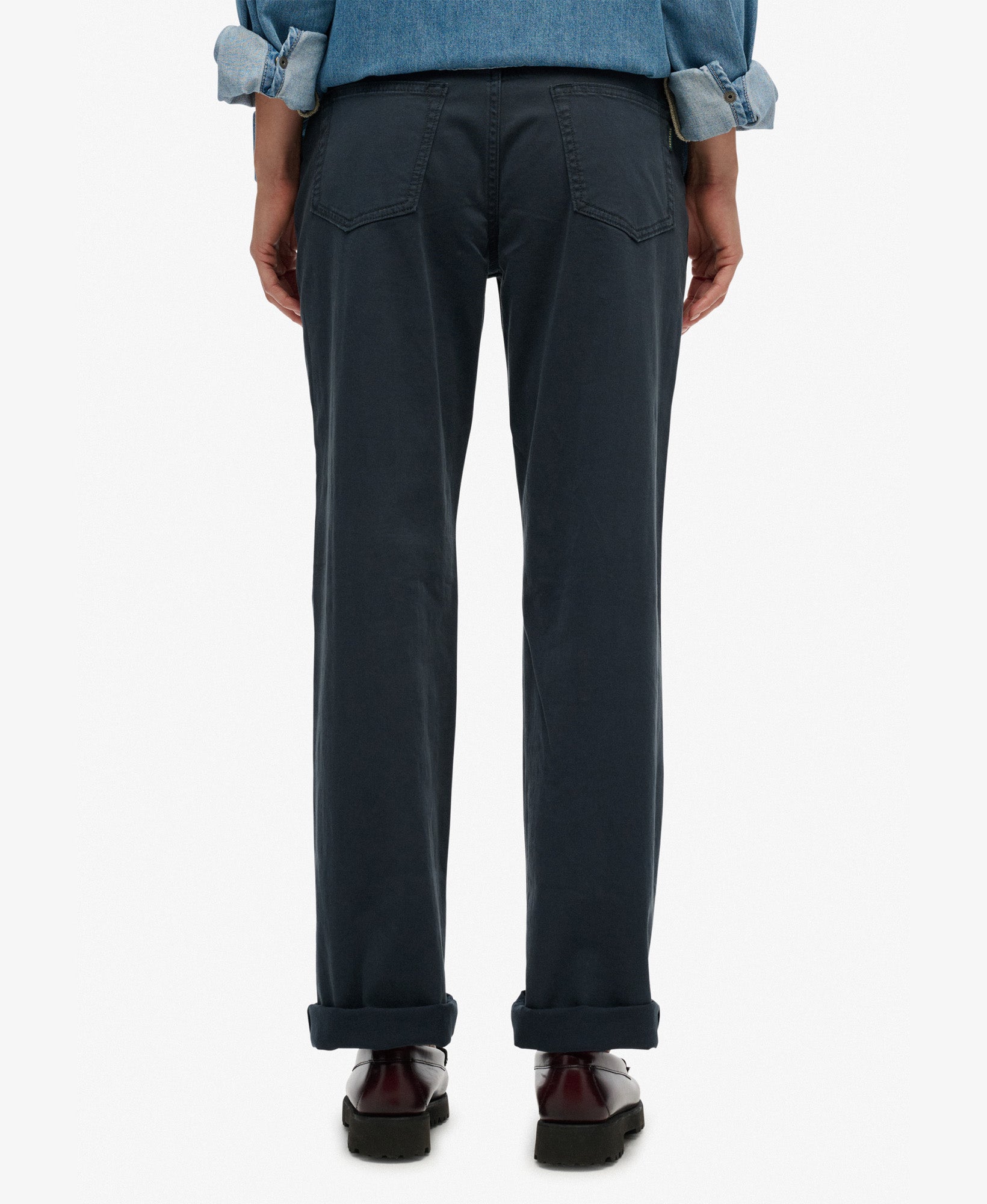 Mid Rise Chino | Blueberry Navy 30