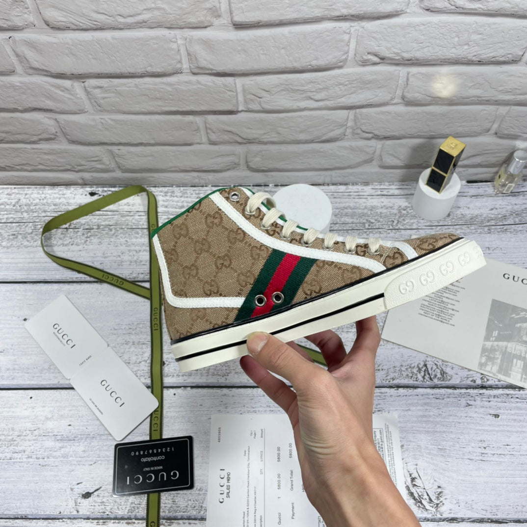 TOP GUCCI G*G Supreme High Top 1977 Sneakers