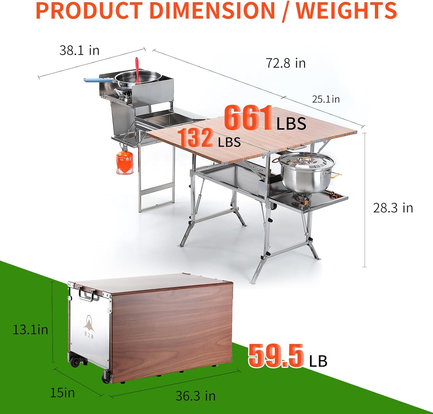 D881 Mobile Outdoor Kitchen