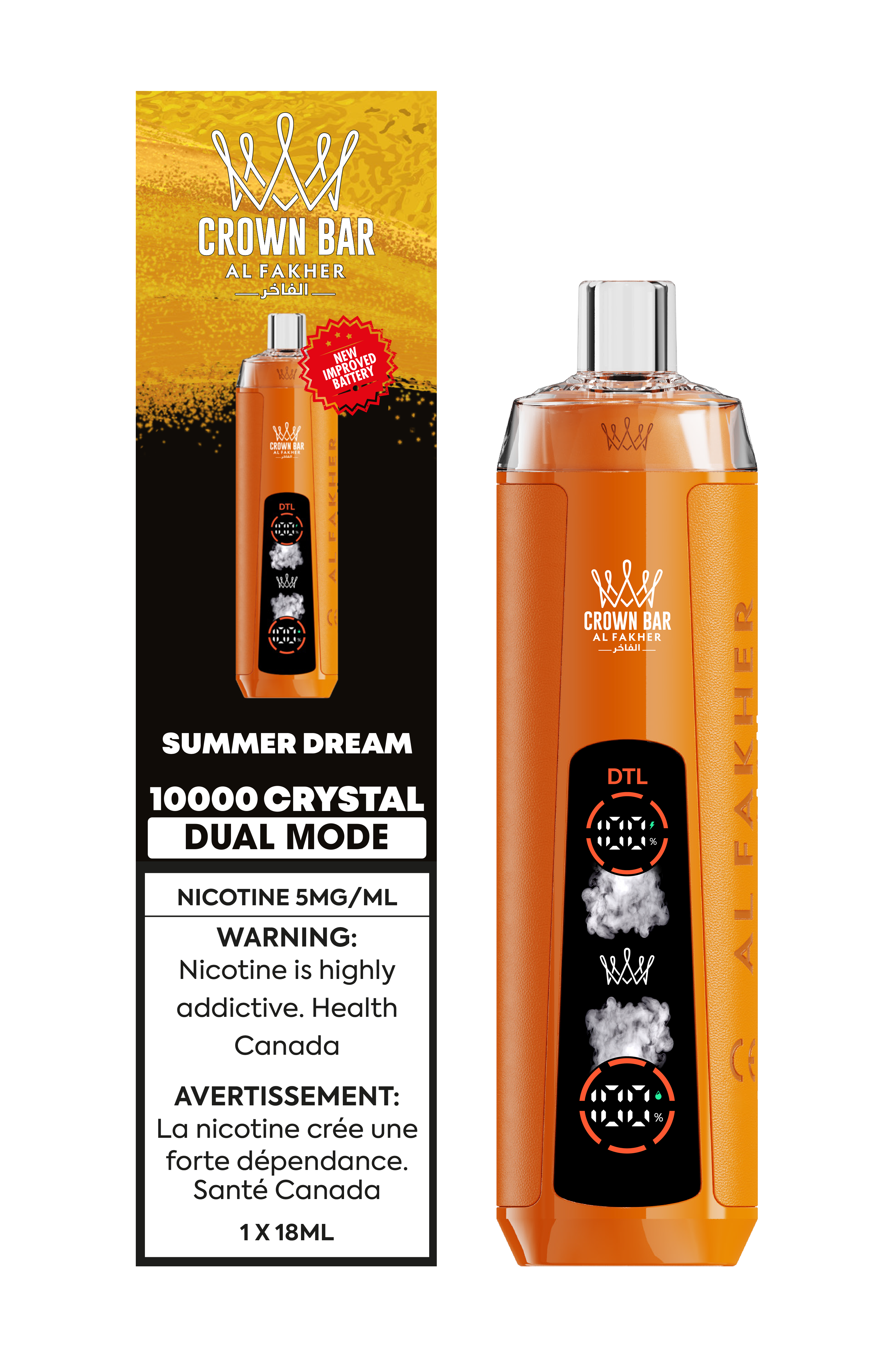 AL FAKHER 10000 CRYSTAL DUAL MODE