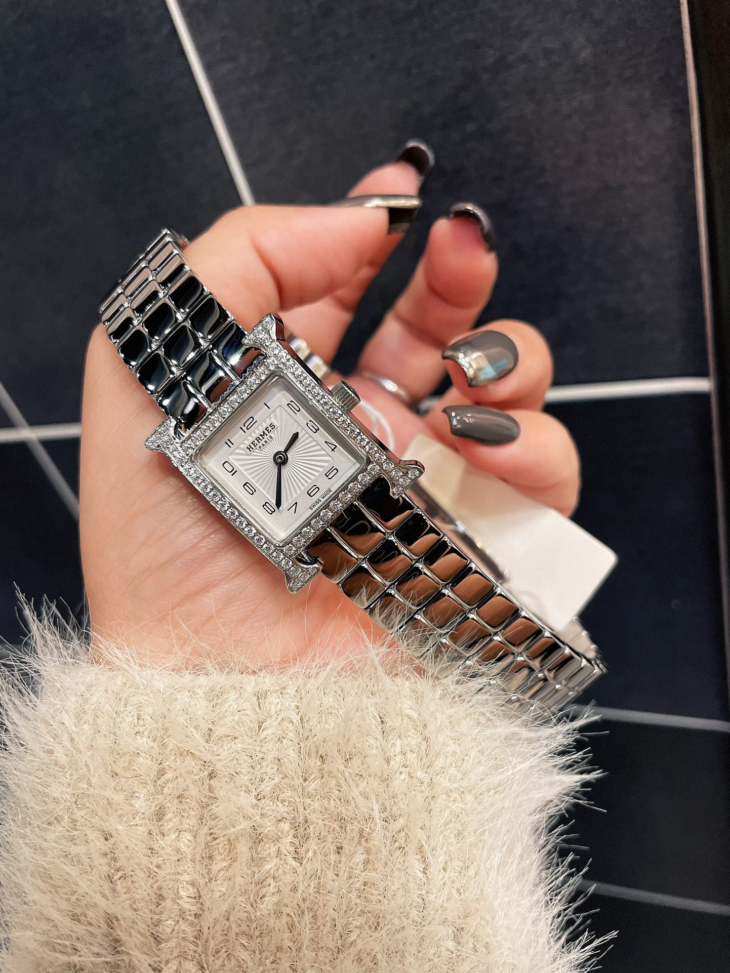 TOP HERMES Heure H Steel Table 21mm Watch- 3 Colors