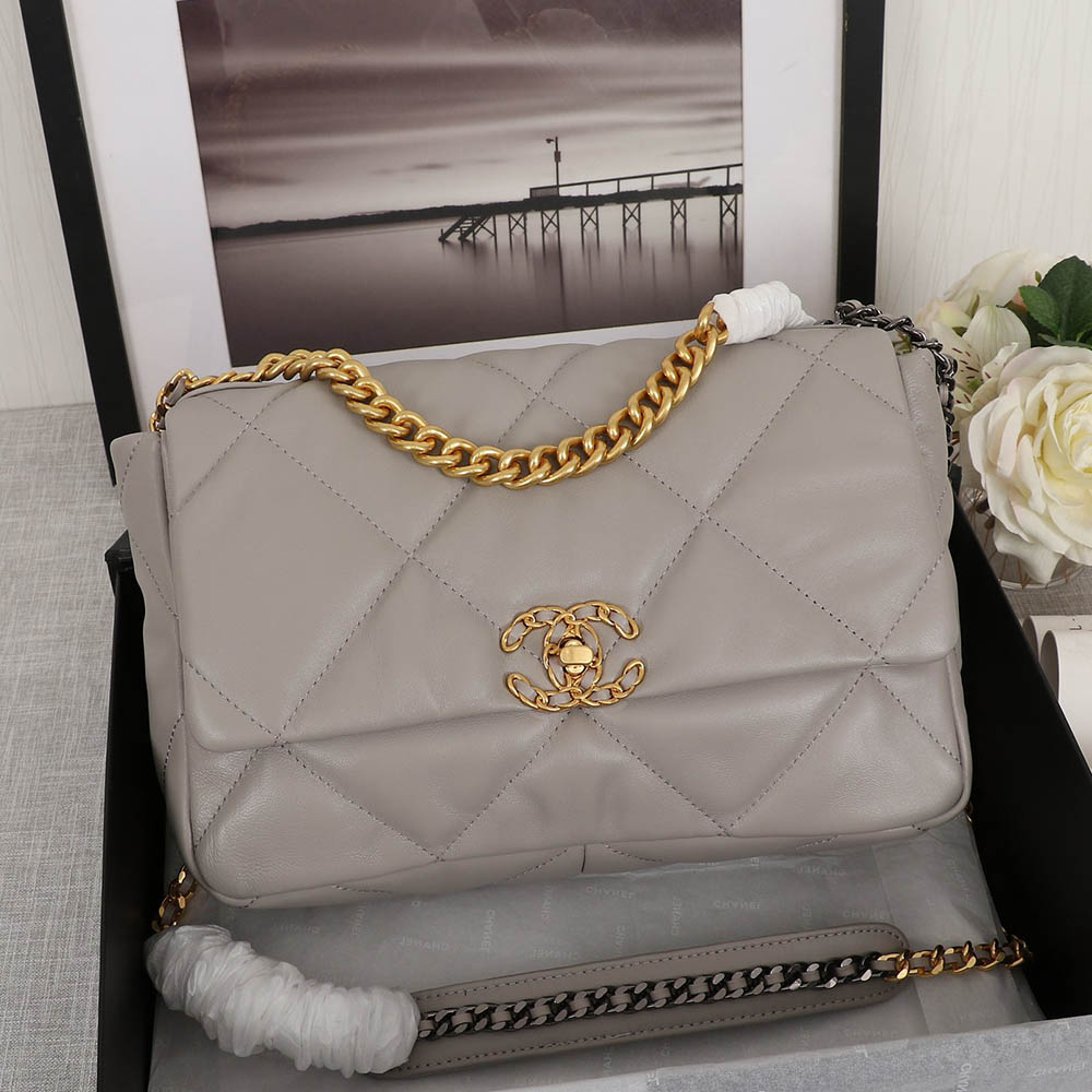CHANEL 19 Flap Bag Small&Medium Chain Strap Shoulder Bag (Replica)