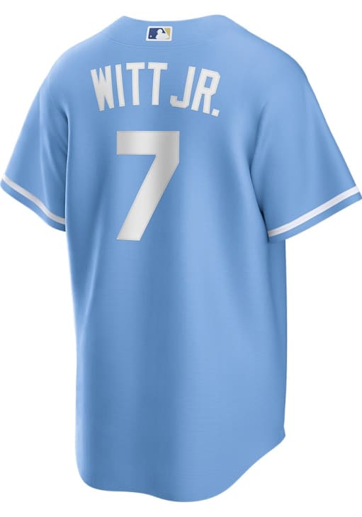 Men's Kansas City Royals Bobby Witt Jr. #7Jersey - Light Blue