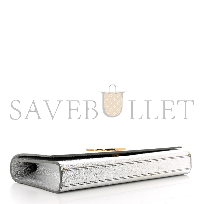 YSL CLASSIC KATE CLUTCH SILVER (27*12*4cm)