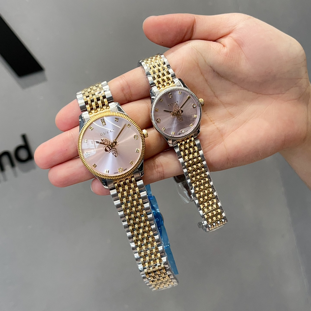 TOP GUCCI Cucci G Timeless Slim Watch - 2 Sizes