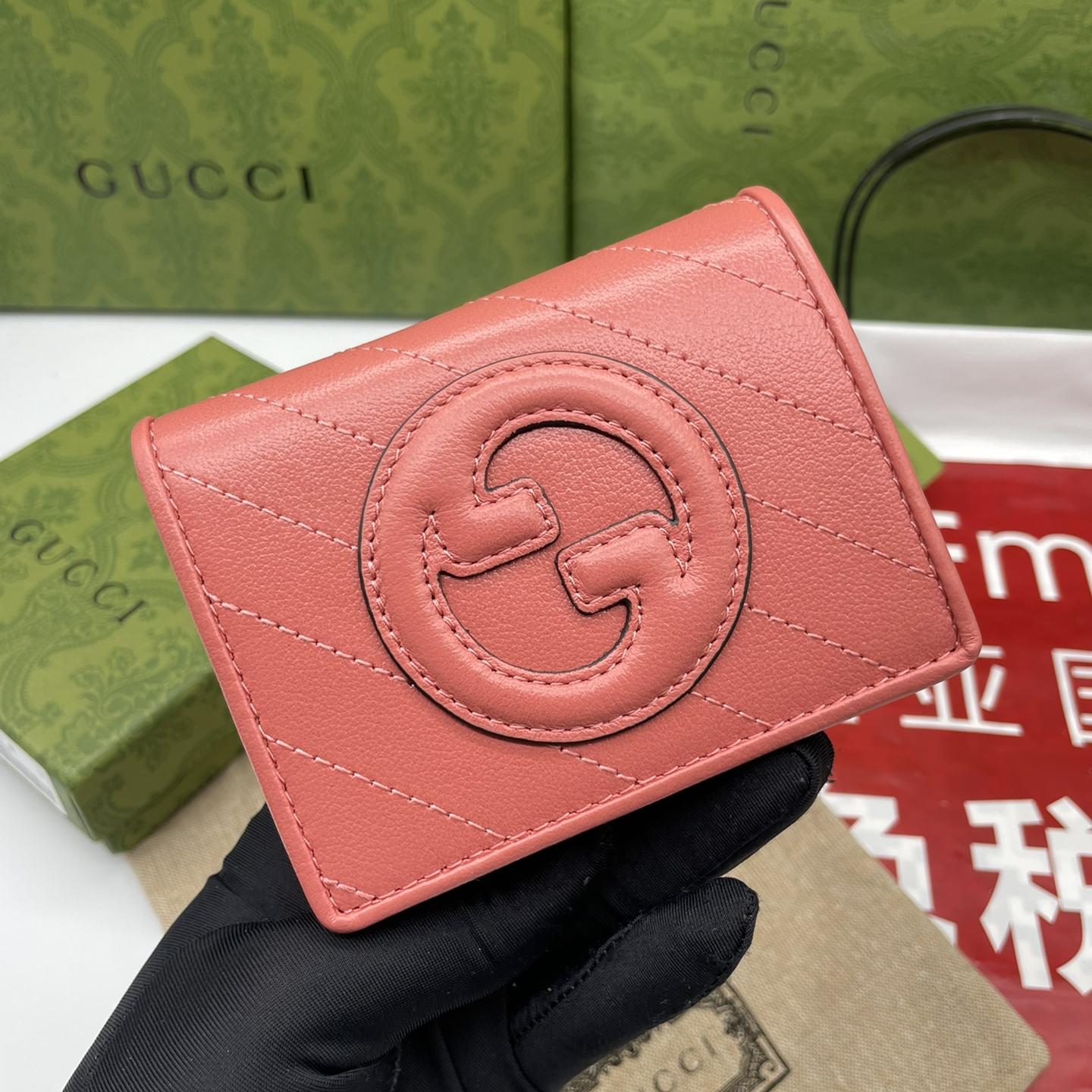 Gucci GG Unisex Blondie Card Case Wallet(Replica)