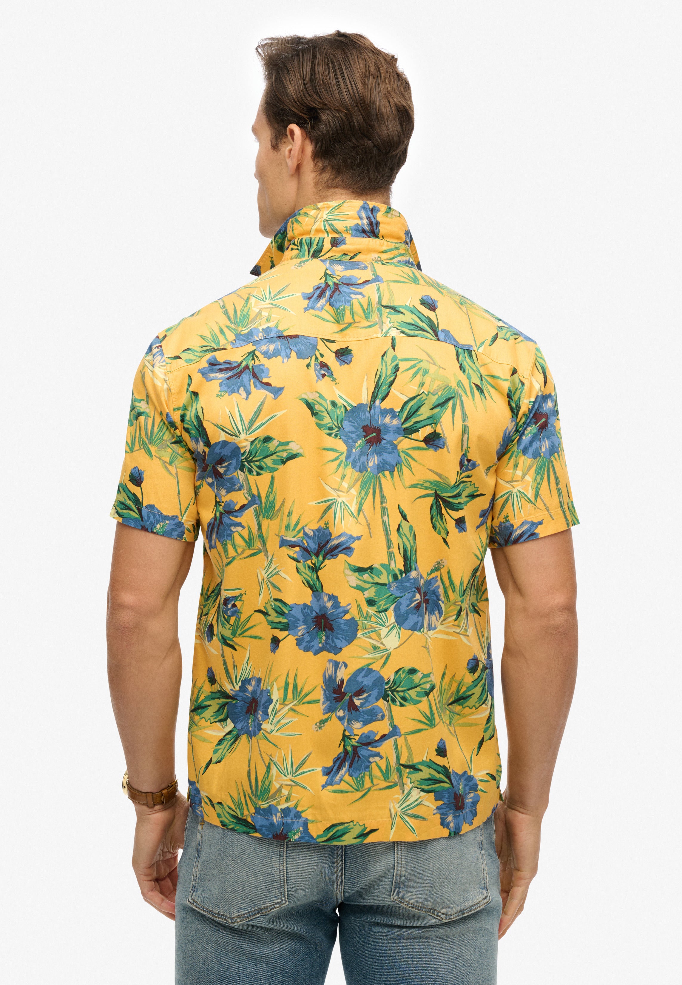 Hawaiian Print Shirt | Hawaiian Yellow