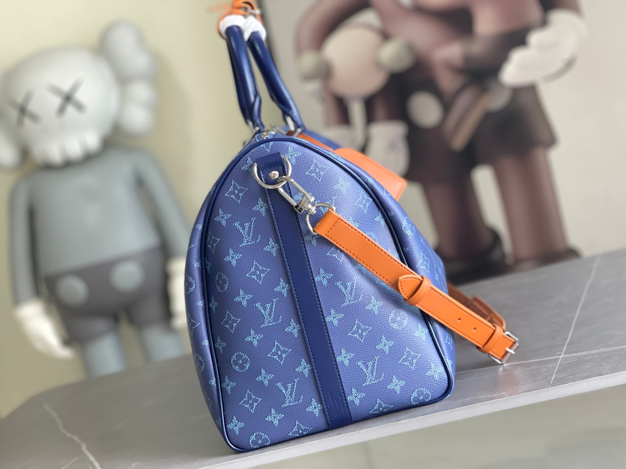 TOP Louis Vuitton LV Keepall Bandoulière 50 Bag 50x29x23cm - 2 Color
