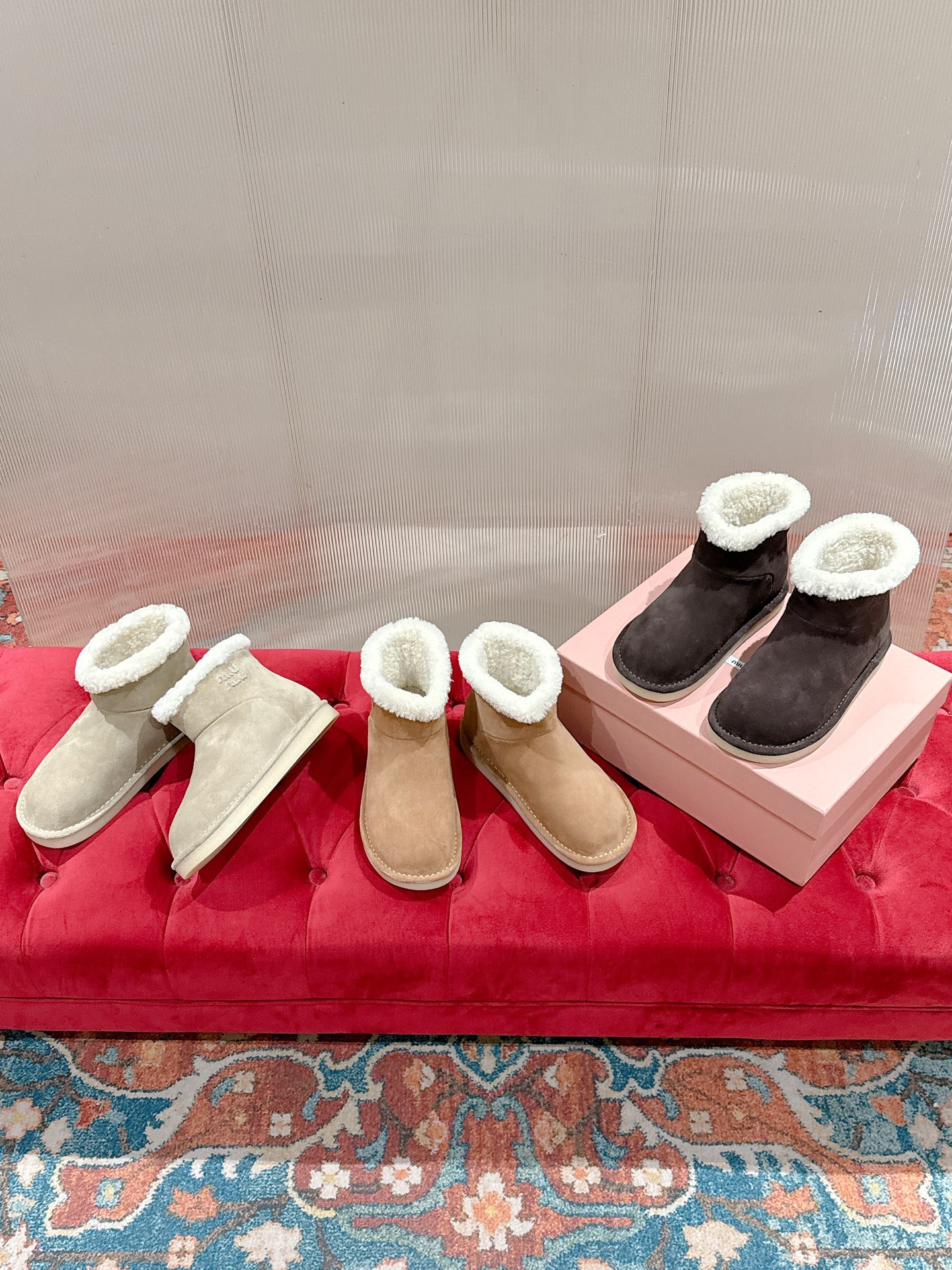 TOP Miu Miu Wool Boots - 3 Colors