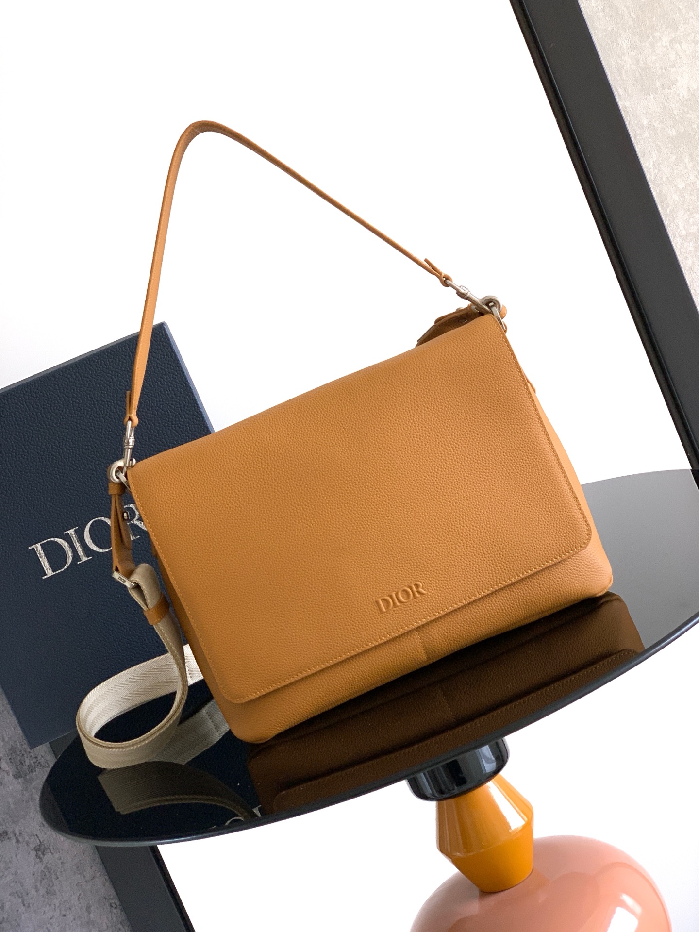 TOP Christian Dior Privé Flap Messenger Bag 33x24.5x14cm - 3 Colors