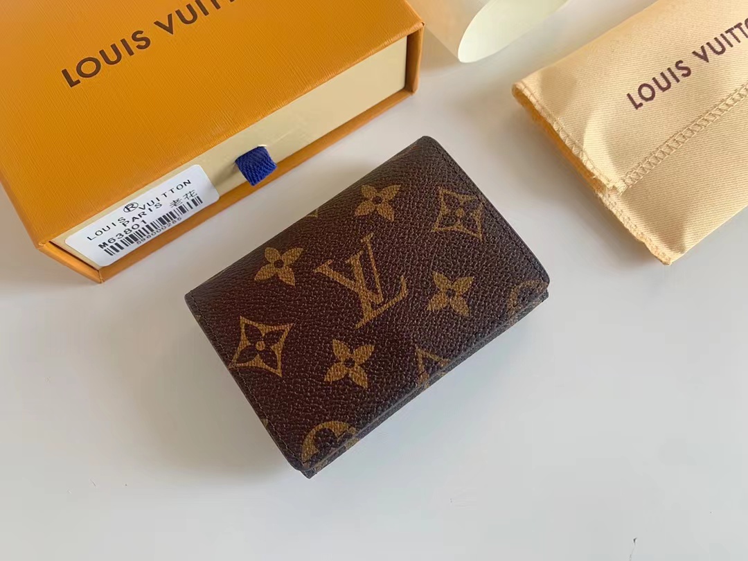 TOP Louis Vuitton LV Enveloppe Carte de visite Wallet 10.5x8x1cm - 4 Color