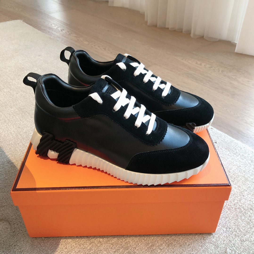 Hermès-trainers 2024 giga Leather low trainers  (Replica)