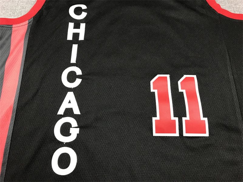 Men's Jersey 2024 Season Bulls #11 Black City Edition DEROZAN