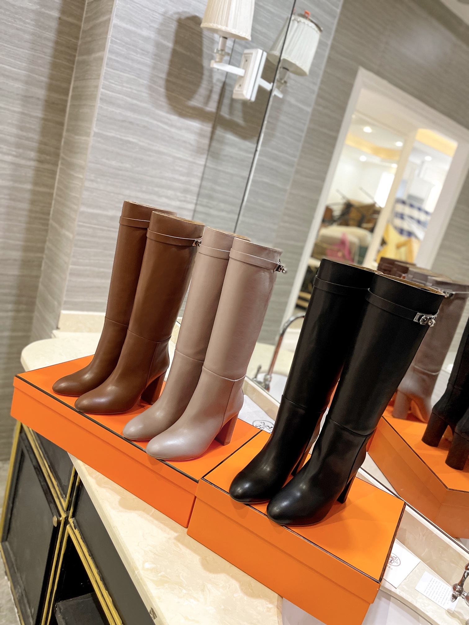 TOP HERMES The Most Classic Western Boots - 8.5cm - Three Colors