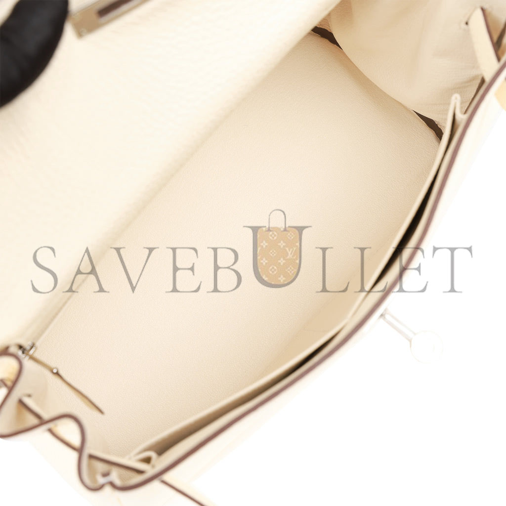 HERMES KELLY 28 CLEMENCE PALLADIUM HARDWARE (28*22*10cm)