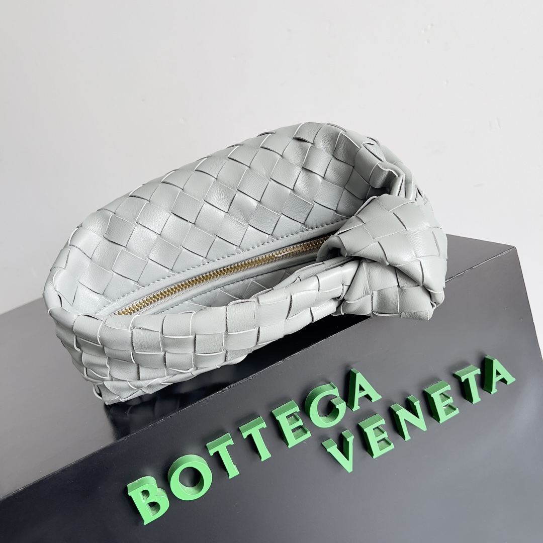 TOP Bottega Veneta BV Jodie Bag Lambskin Leather Braid 23 cm