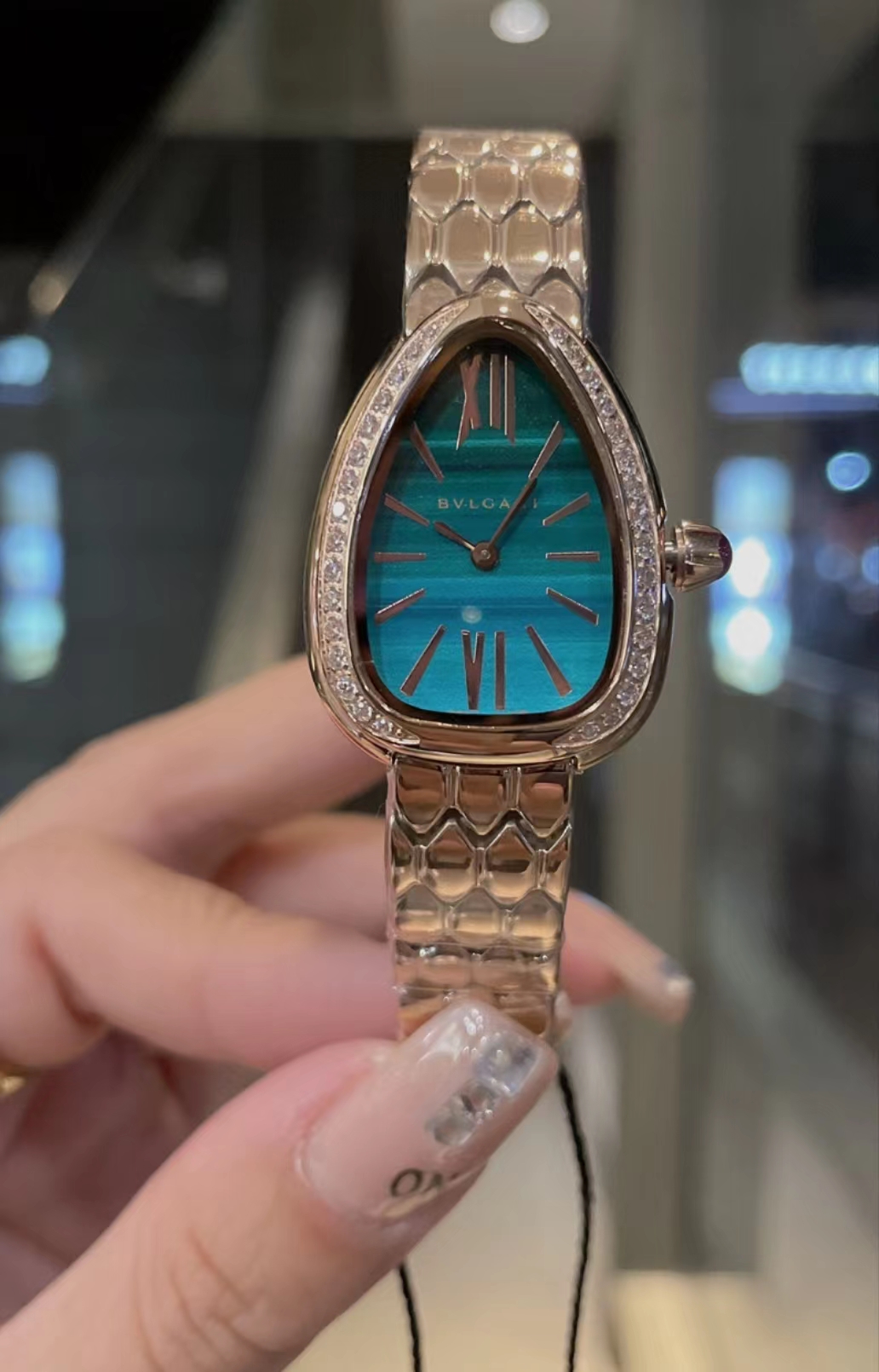 Top BVLGARI Serpenti Seduttori Watches with Diamond - Gold