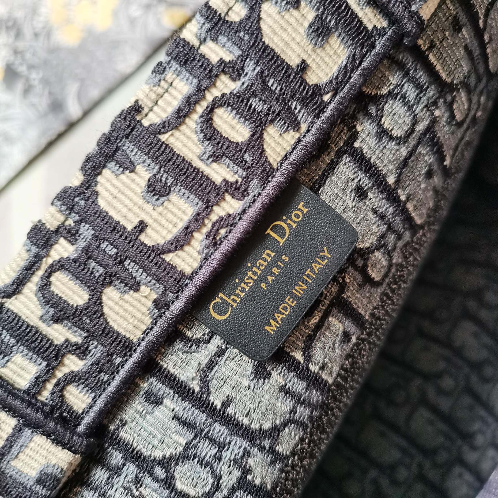 TOP Christian Dior Book Tote Bag Medium 36cm - Blue