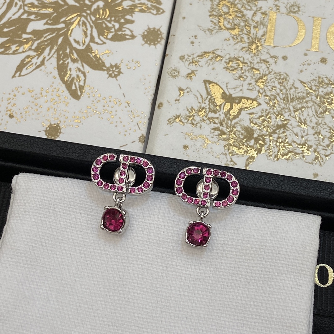 TOP Christian Dior Earrings-3 Colors