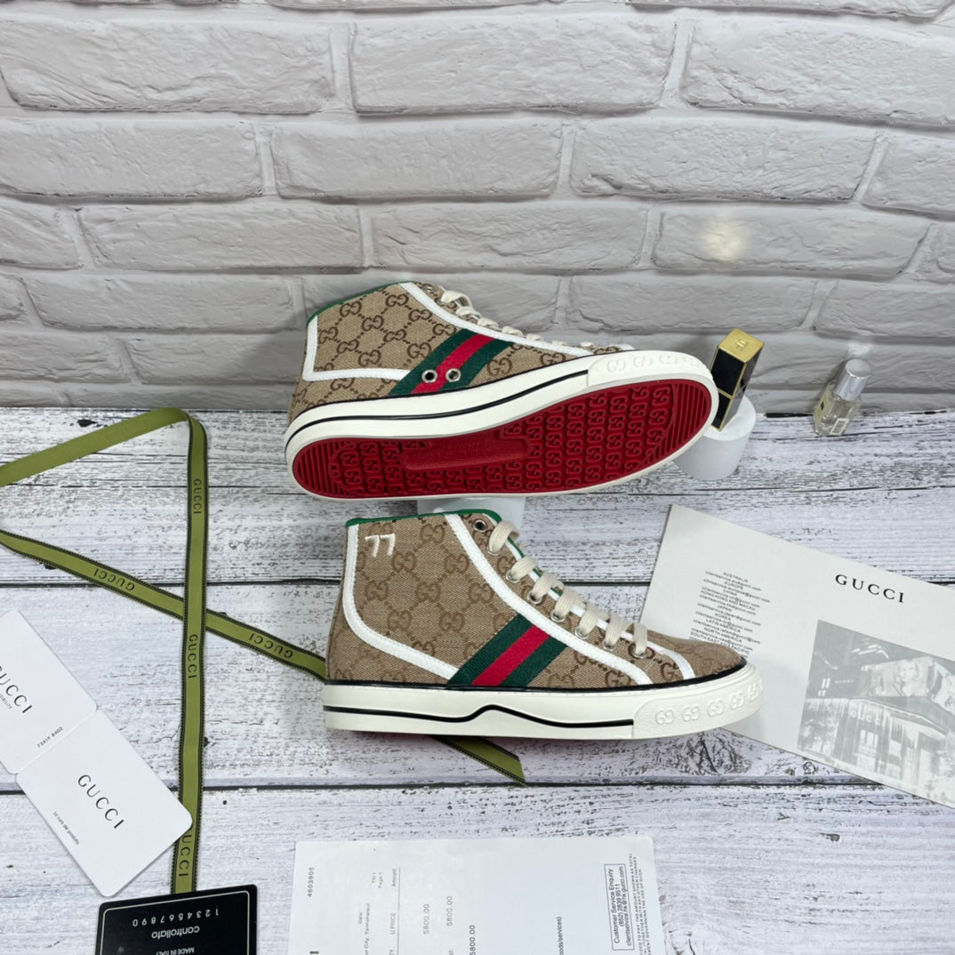 TOP GUCCI G*G Supreme High Top 1977 Sneakers