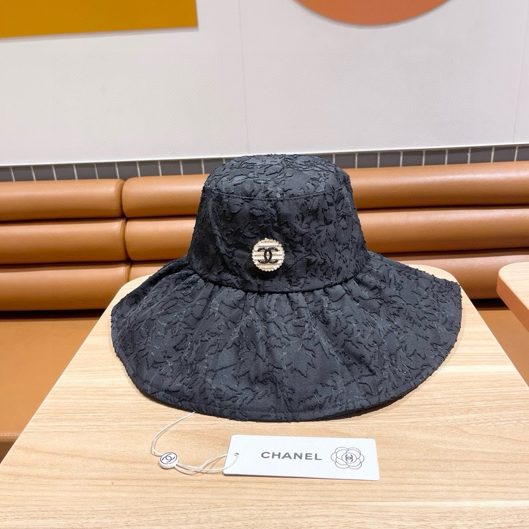 Chanel  Little Fragrant Wind Fisherman Hat  Sunhat （Replica）