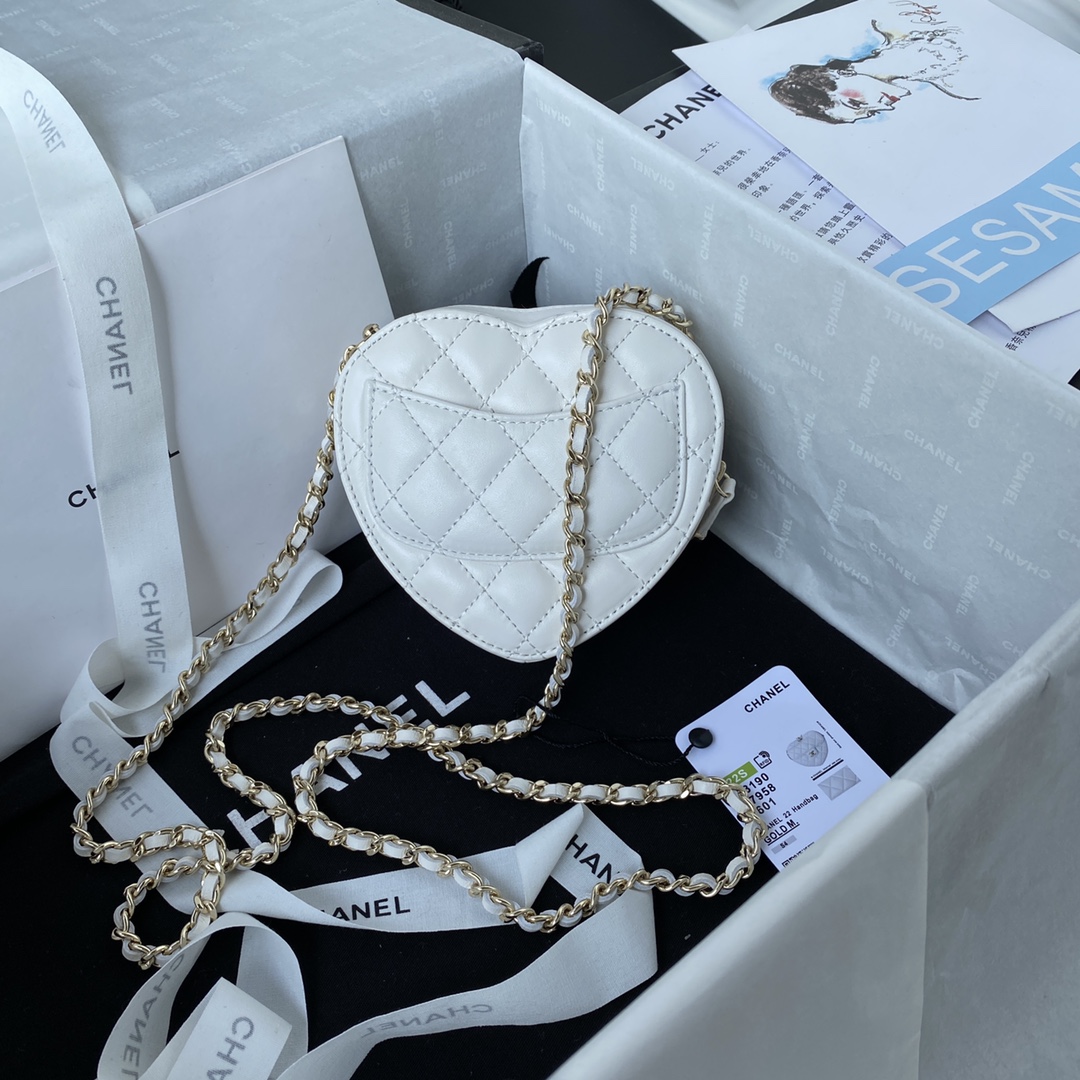 TOP CHANEL Mini Love Bag 13×12×5.5cm - GHW - 3 Color