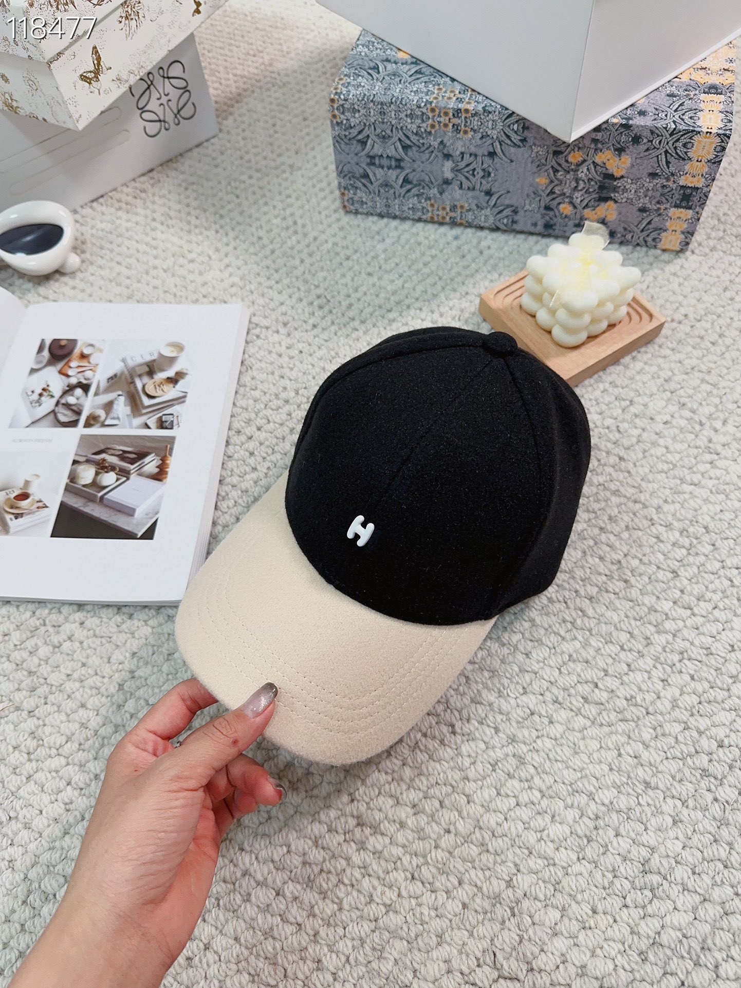 TOP HERMES Couple Model Adjustable Baseball Cap - 4 Colour